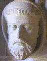 stone monks face